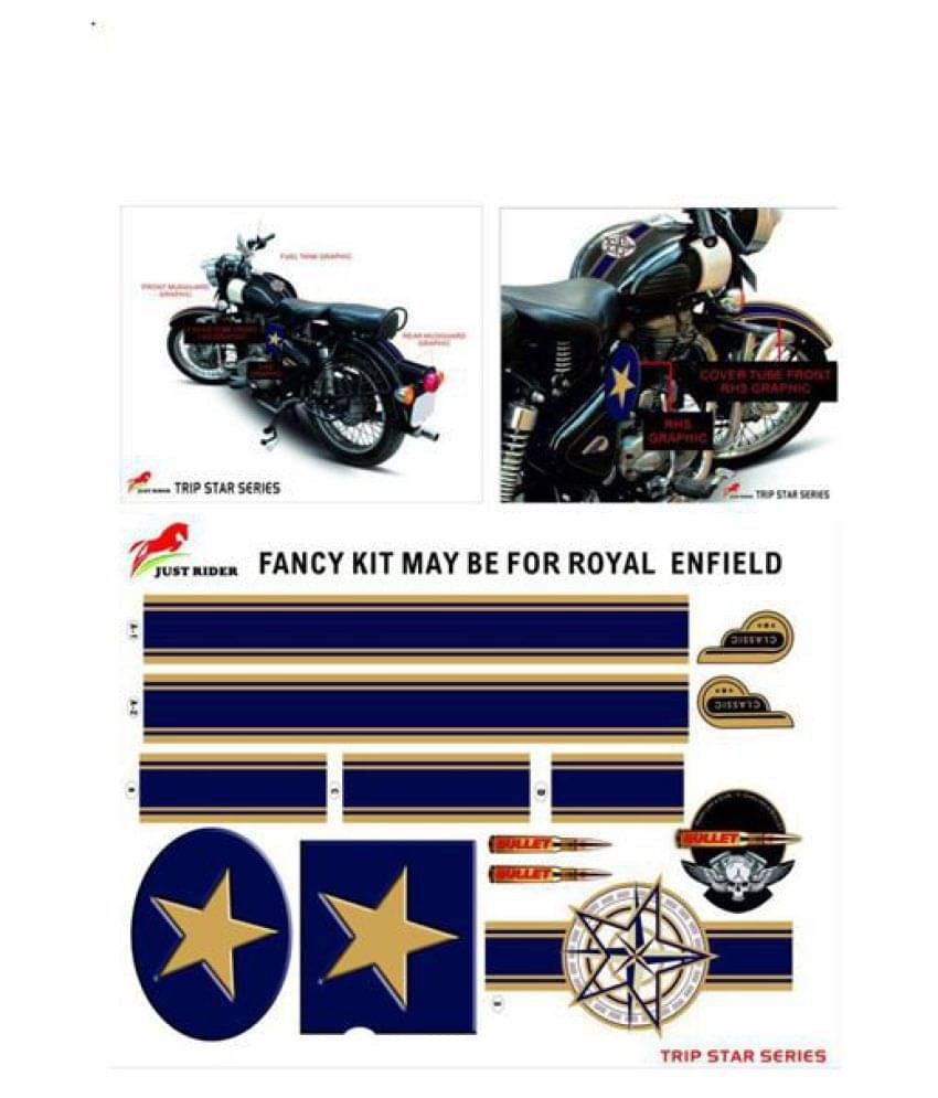     			Just Rider Royal Enfield Bullet In Car Sticker