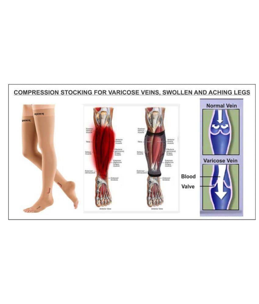 Just Rider Medical Compression Stockings XL