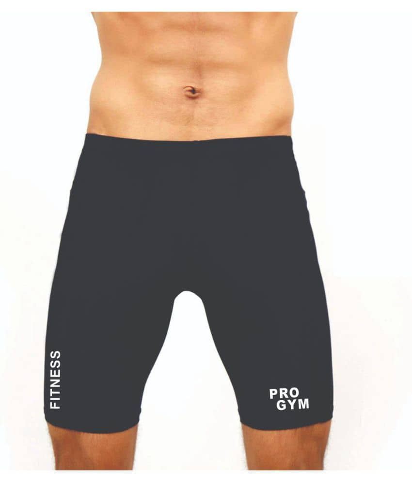 Pro Gym Men's Compression Nylon Shorts Tights