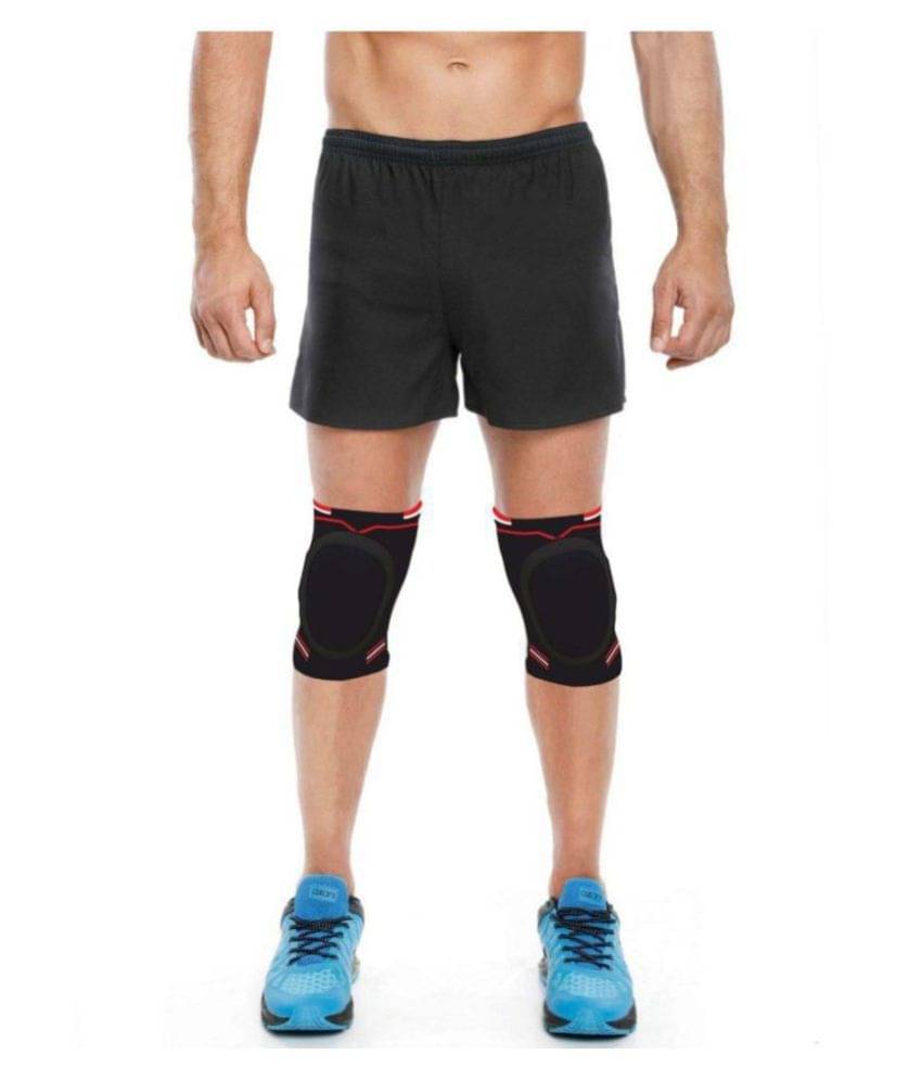 Quada Cotton Knee Pads Sports Padded Knee Sleeves Dancing Knee Protective Brace Support Strap Wrap Band for Basketball, Volleyball, Football, Skating Sports     			Quada Cotton Knee Pads Sports Padded Knee Sleeves Dancing Knee Protective Brace Support Strap Wrap Band for Basketball, Volleyball, Football, Skating Sports