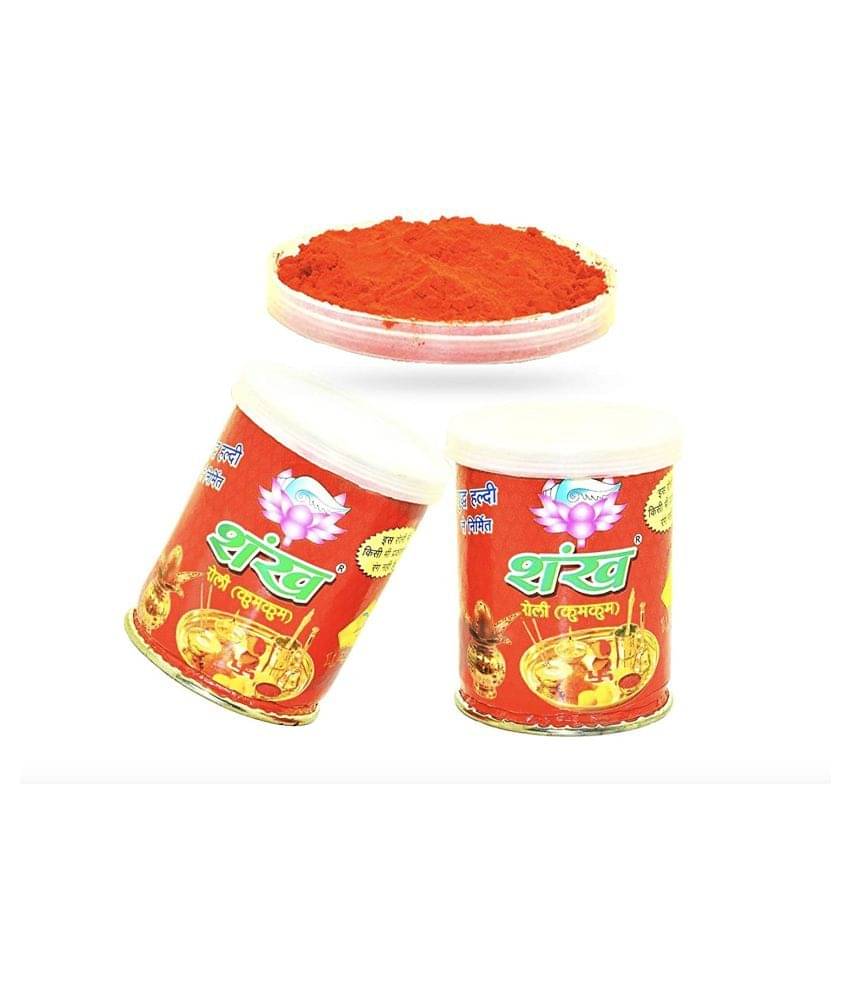     			RUDRADIVINE Kumkum Roli Dark Red Kumkum Powder Roli for Tilak and Pooja(2 Pack of 30 gm Each)