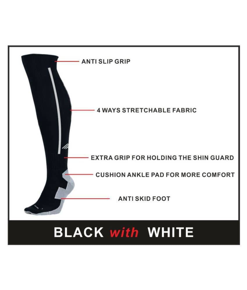 Zexer Knee High Striped Sports Socks - Sports and Fitness Equipment | Buy online on ZillyBuy