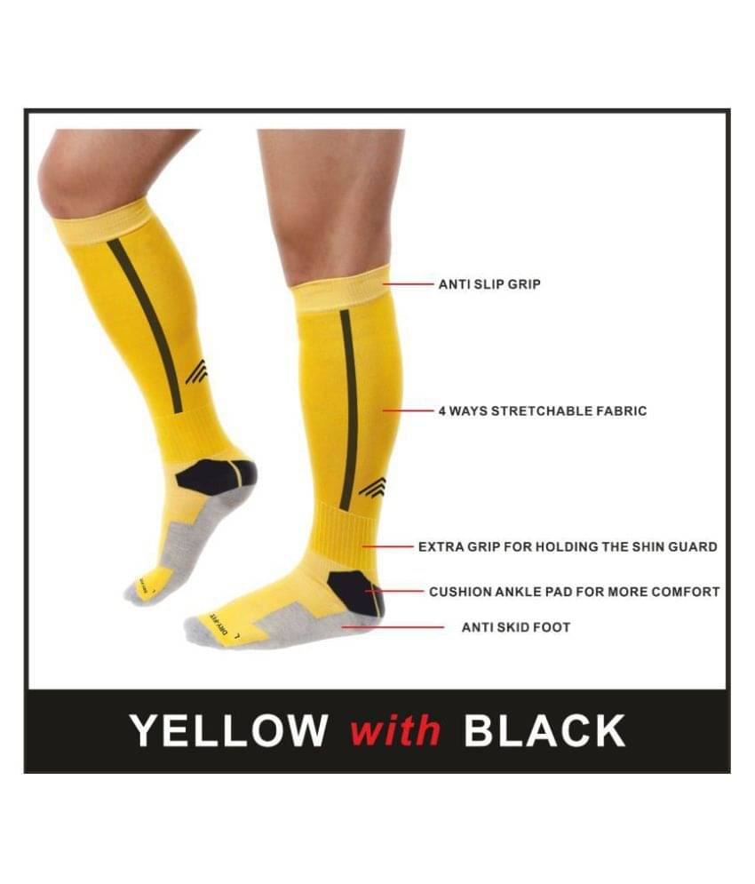     			Zexer Knee High Striped Sports Socks