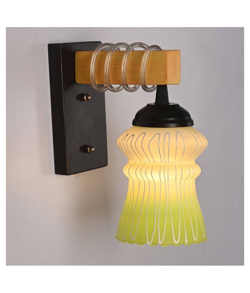 AFAST New Pendant Wood Fitting Shade Glass Wall Light Green - Pack of 1 AFAST New Pendant Wood Fitting Shade Glass Wall Light Green - Pack of 1