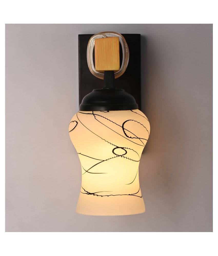AFAST New Pendant Wood Fitting Shade Glass Wall Light Black - Pack of 1 AFAST New Pendant Wood Fitting Shade Glass Wall Light Black - Pack of 1