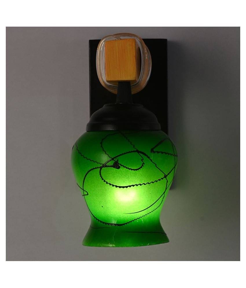 AFAST New Pendant Wood Fitting Shade Glass Wall Light Green - Pack of 1 AFAST New Pendant Wood Fitting Shade Glass Wall Light Green - Pack of 1