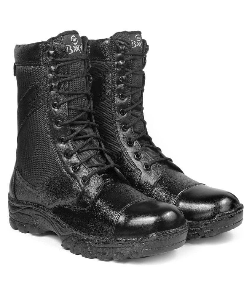     			BXXY Black Men's Casual Boots