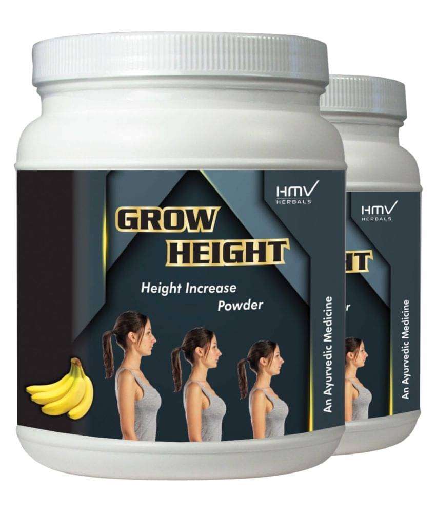 Hmv Herbals Grow Height Herbal Height Increase Powder 200 Gm Pack of 2 Hmv Herbals Grow Height Herbal Height Increase Powder 200 Gm Pack of 2