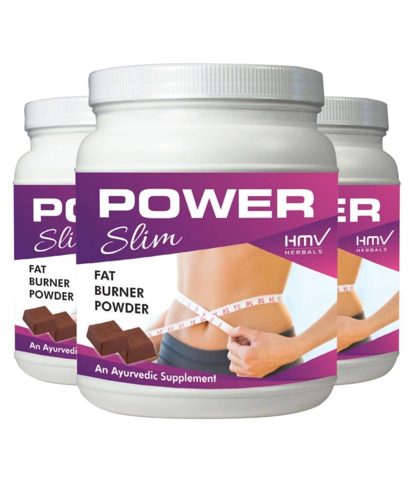 Hmv Herbals Power Slim Fat Burner Herbal Choco Powder 300 Gm Pack of 3