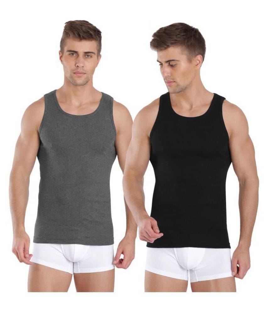     			Jockey Multi Sleeveless Vests Pack of 2
