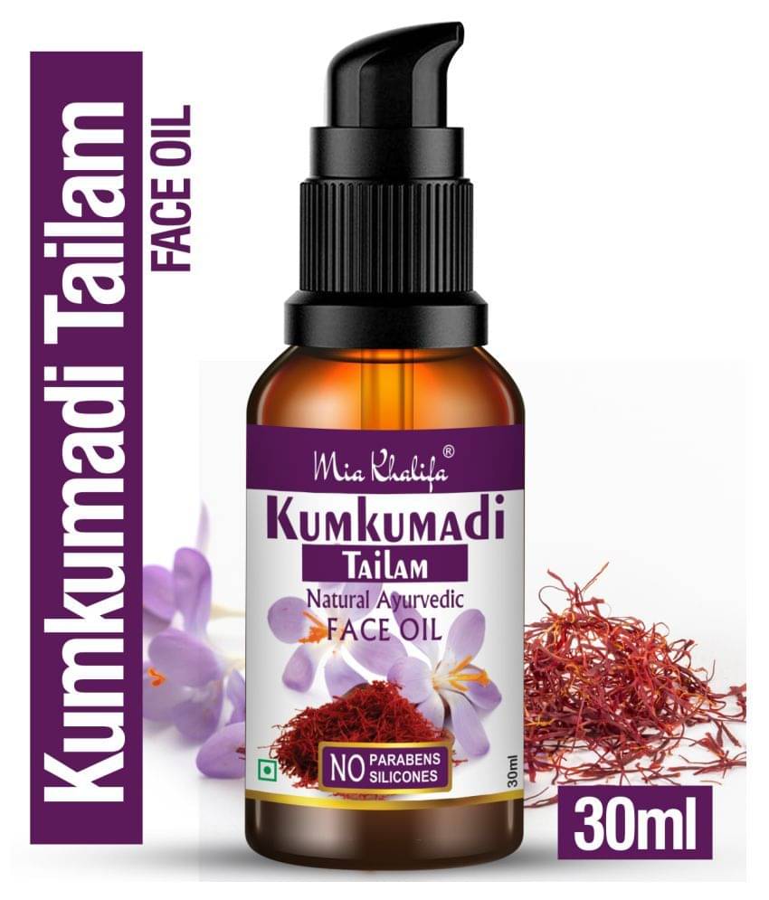     			Mia Khalifa Pure Kumkumadi Tailam For Radiant Skin For Brightens, Healthy Face Serum 30 mL