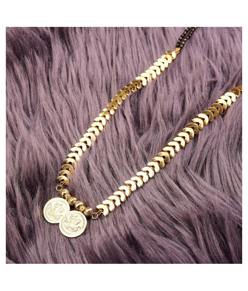 Bhagya Lakshmi Present Women's Pride Traditional 2-Ginni-Leaf Mangalsutra For Women Bhagya Lakshmi Present Women's Pride Traditional 2-Ginni-Leaf Mangalsutra For Women