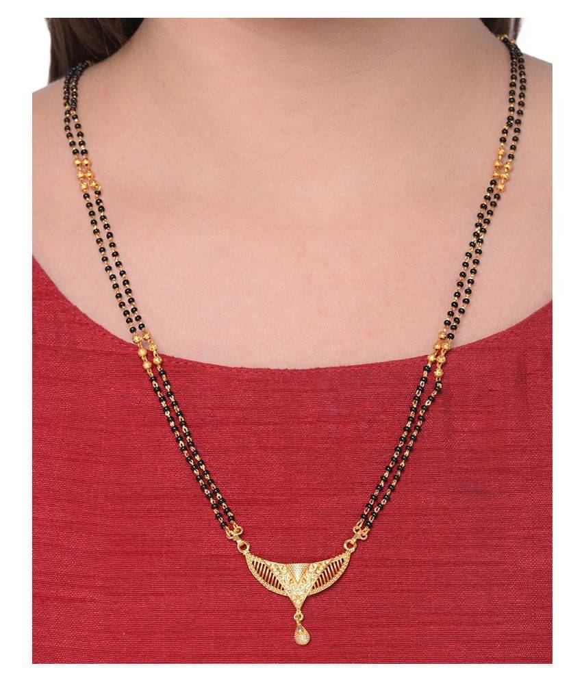     			Bhagya Lakshmi Women's Pride Traditional Gold Plated Mangalsutra For Women