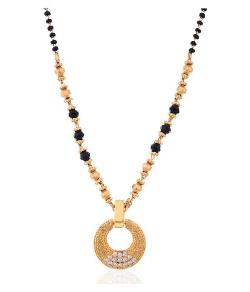 Bhagya Lakshmi Women's Pride Gold Plated Mangalsutra For Women     			Bhagya Lakshmi Women's Pride Gold Plated Mangalsutra For Women