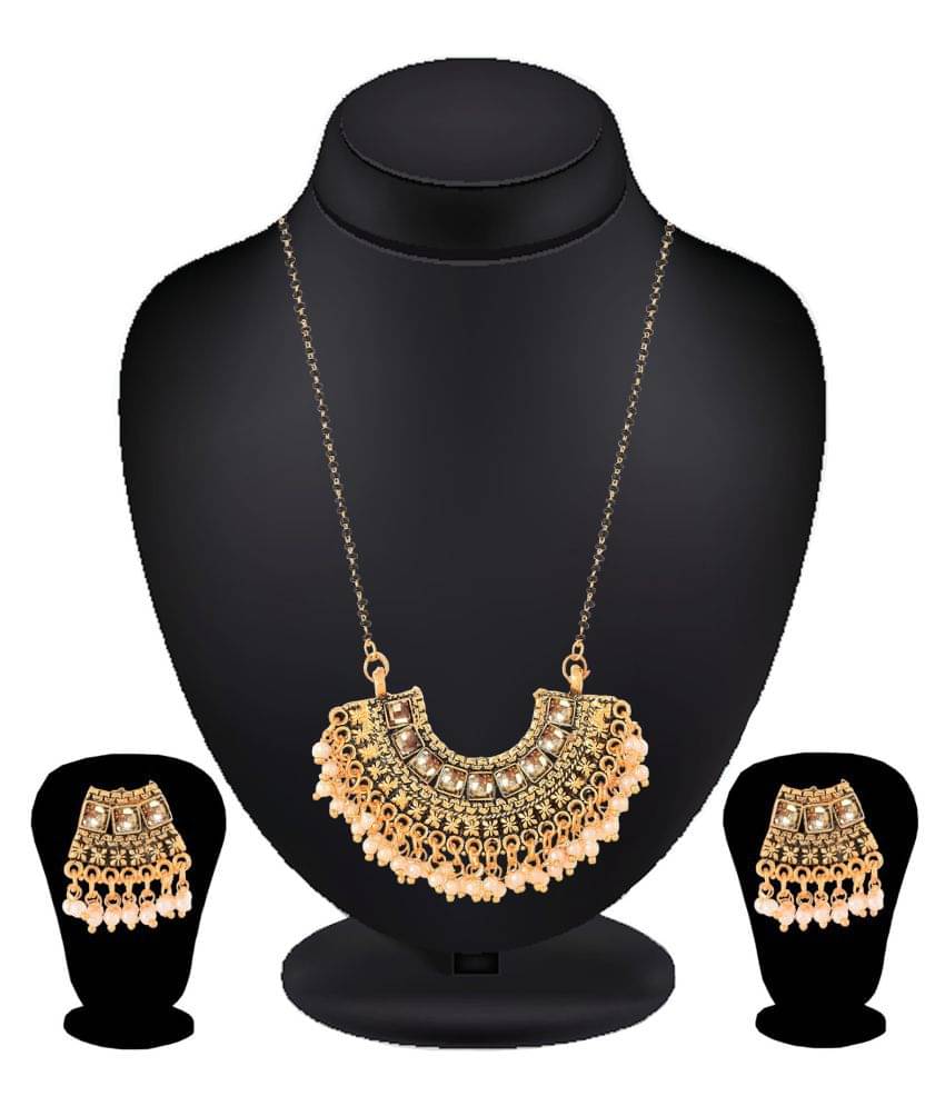     			Bhagya Lakshmi Women's Pride Traditional Alloy Contemprary Mangalsutra With Earrings For Women