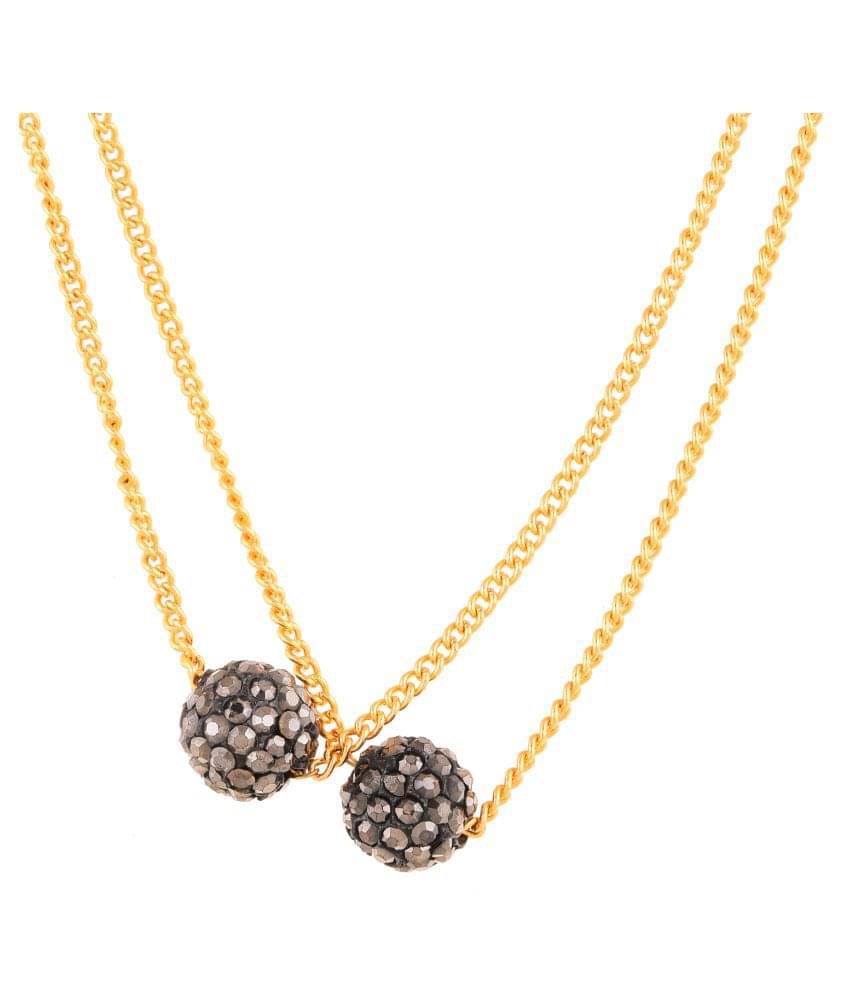 Bhagya Lakshmi Women's Pride Traditional Gold Plated Mangalsutra For Women Bhagya Lakshmi Women's Pride Traditional Gold Plated Mangalsutra For Women