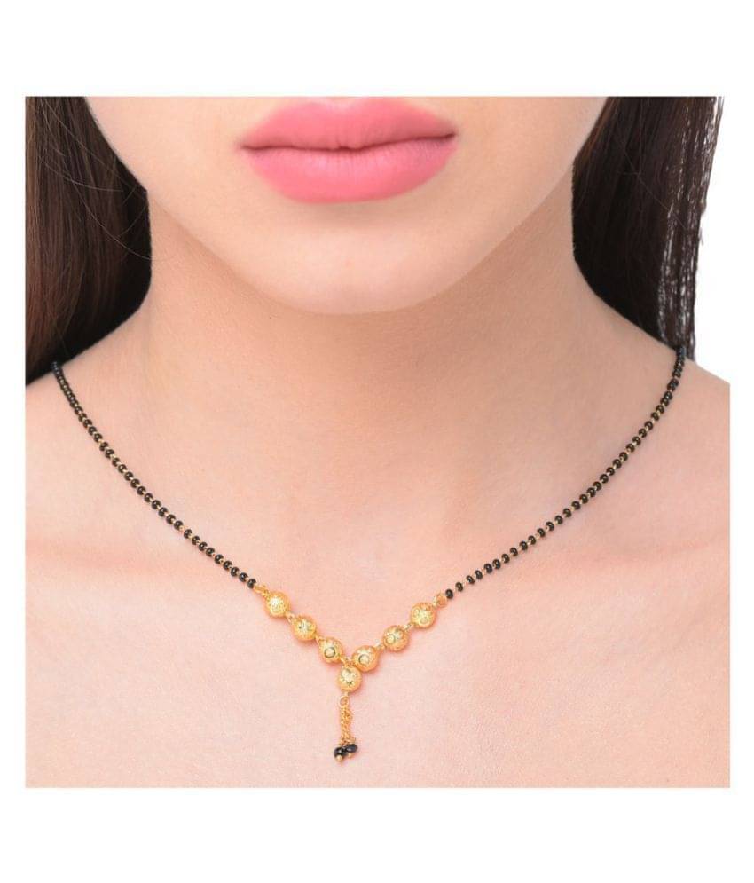    			Bhagya Lakshmi Women's Pride Traditional Gold Plated Mangalsutra For Women