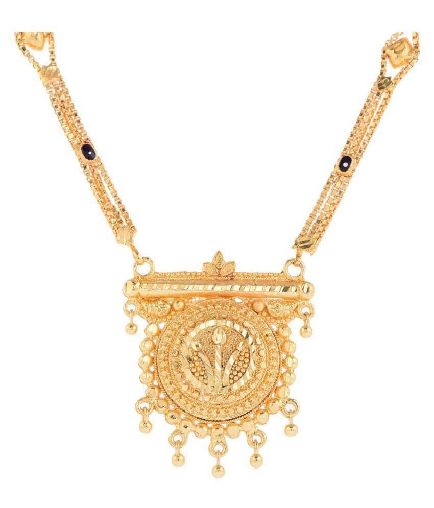     			Bhagya Lakshmi Women's Pride Traditional Gold Plated Mangalsutra For Women