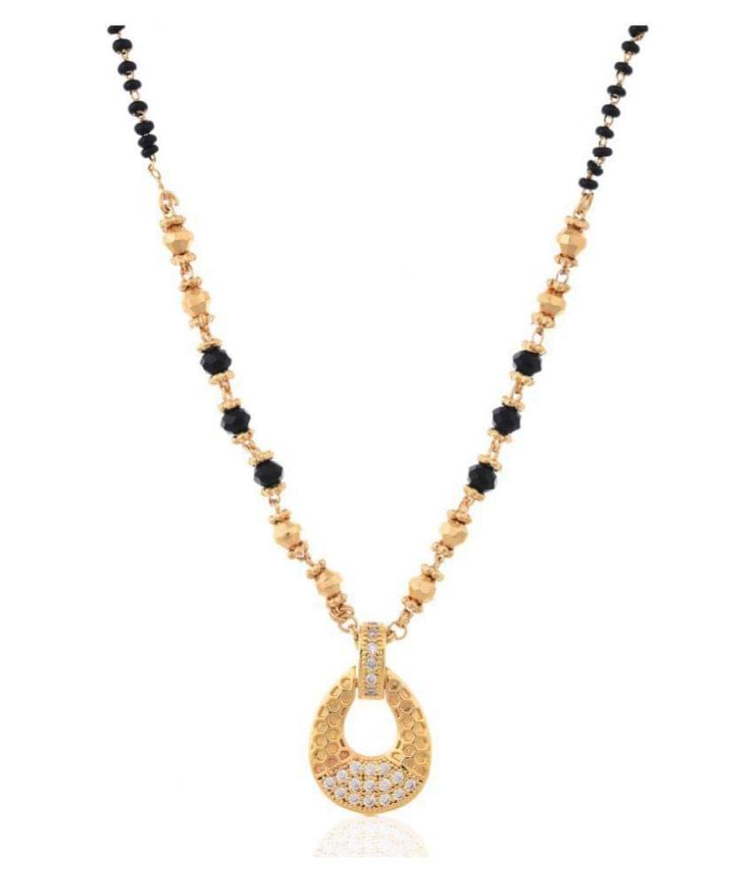 Bhagya Lakshmi Women's Pride Tarditional Gold Plated Mangalsutra For Women Bhagya Lakshmi Women's Pride Tarditional Gold Plated Mangalsutra For Women