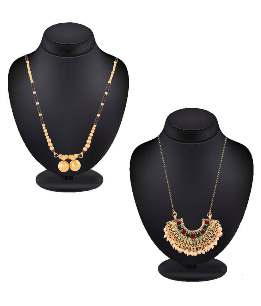 Bhagya lakshmi Women's Pride Traditional Alloy Mangalsutra Combo For Women     			Bhagya lakshmi Women's Pride Traditional Alloy Mangalsutra Combo For Women