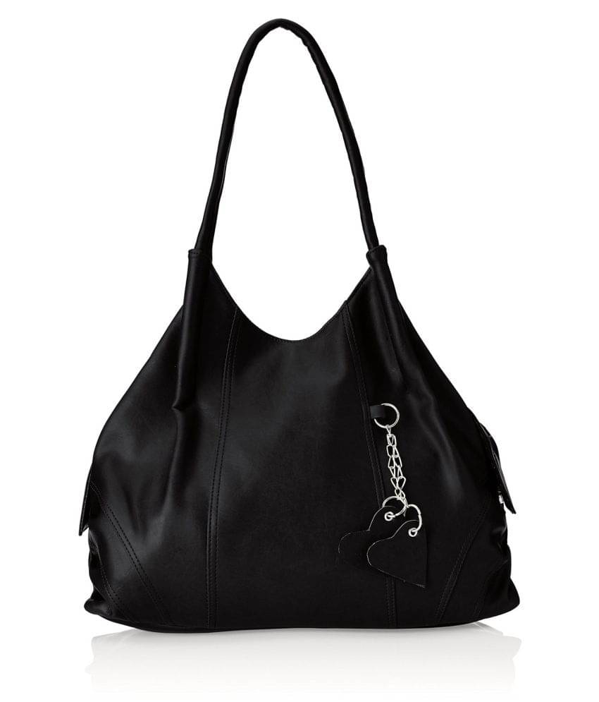     			Fostelo Shoulder Bag Faux Leather Set of 1 ( Black )