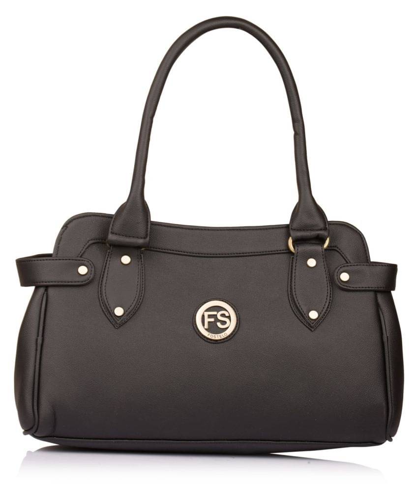     			Fostelo Shoulder Bag P.U. Set of 1 ( Black )