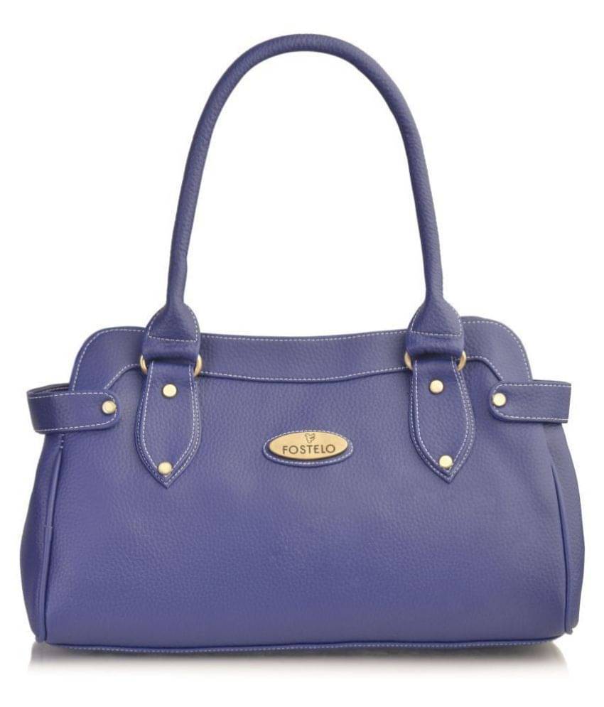     			Fostelo Shoulder Bag P.U. Set of 1 ( Blue )