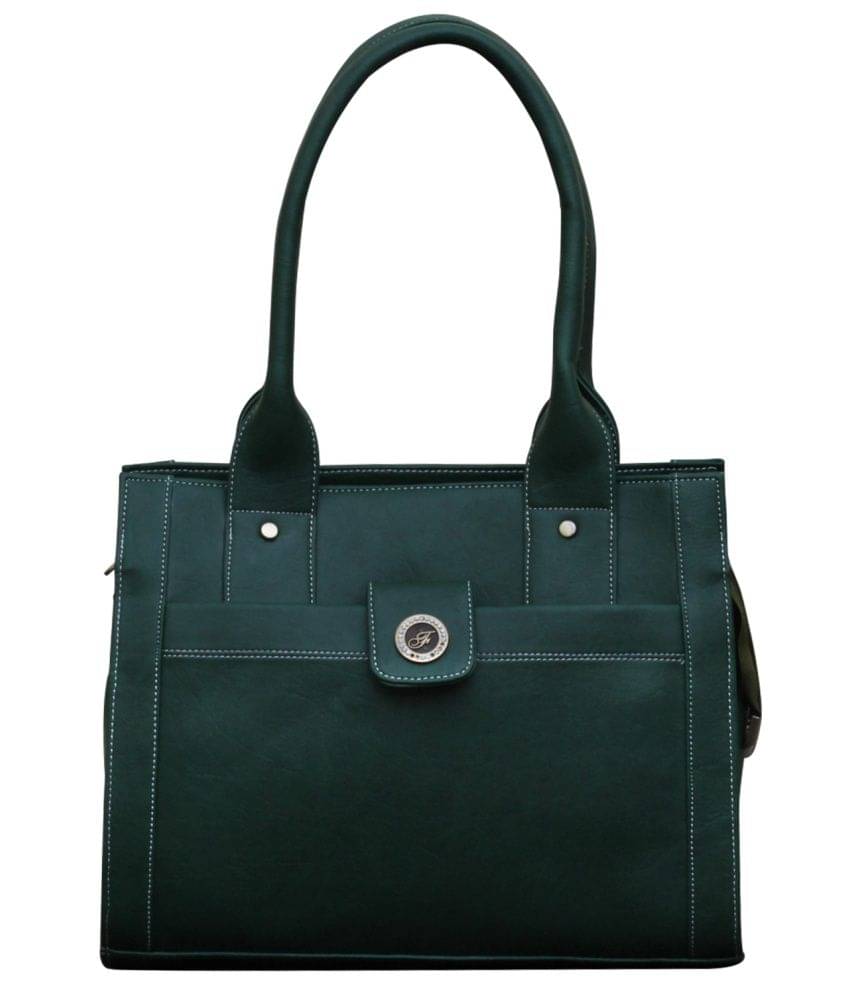     			Fostelo -   Green Faux Leather Shoulder Bag
