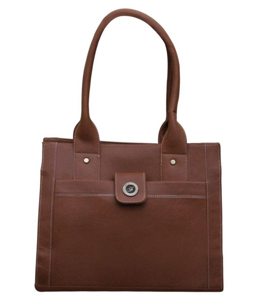     			Fostelo -   Tan Faux Leather Shoulder Bag
