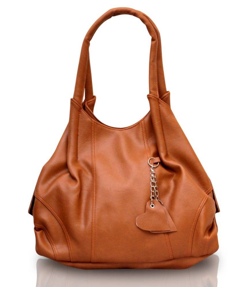     			Fostelo -   Tan Faux Leather Shoulder Bag