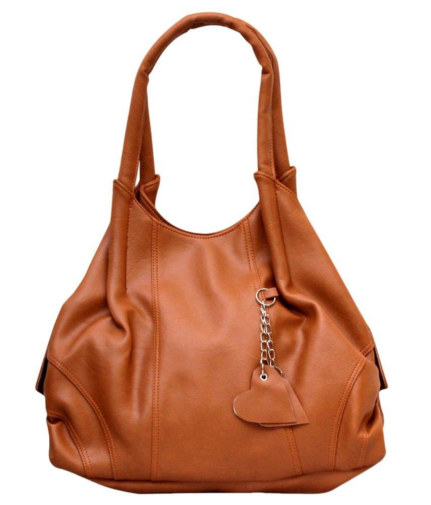     			Fostelo -   Tan Faux Leather Shoulder Bag