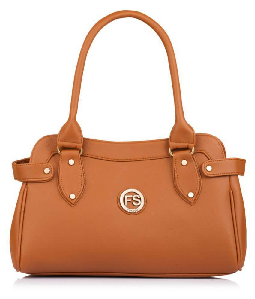 Fostelo - Tan  PU Handheld - Handbags | Buy online on ZillyBuy