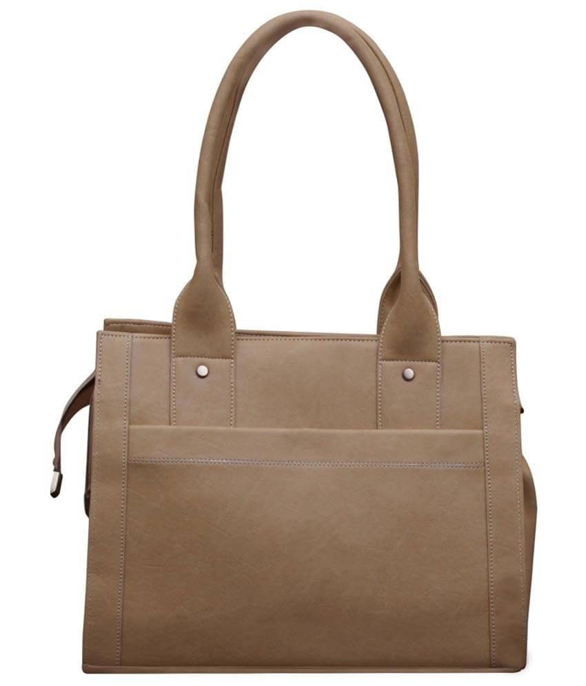     			Fostelo -   Beige Faux Leather Shoulder Bag