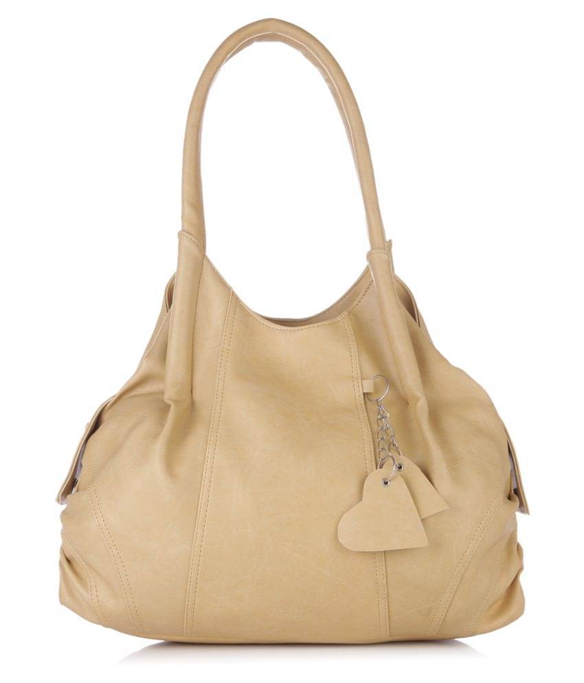     			Fostelo - Beige PU Shoulder Bag