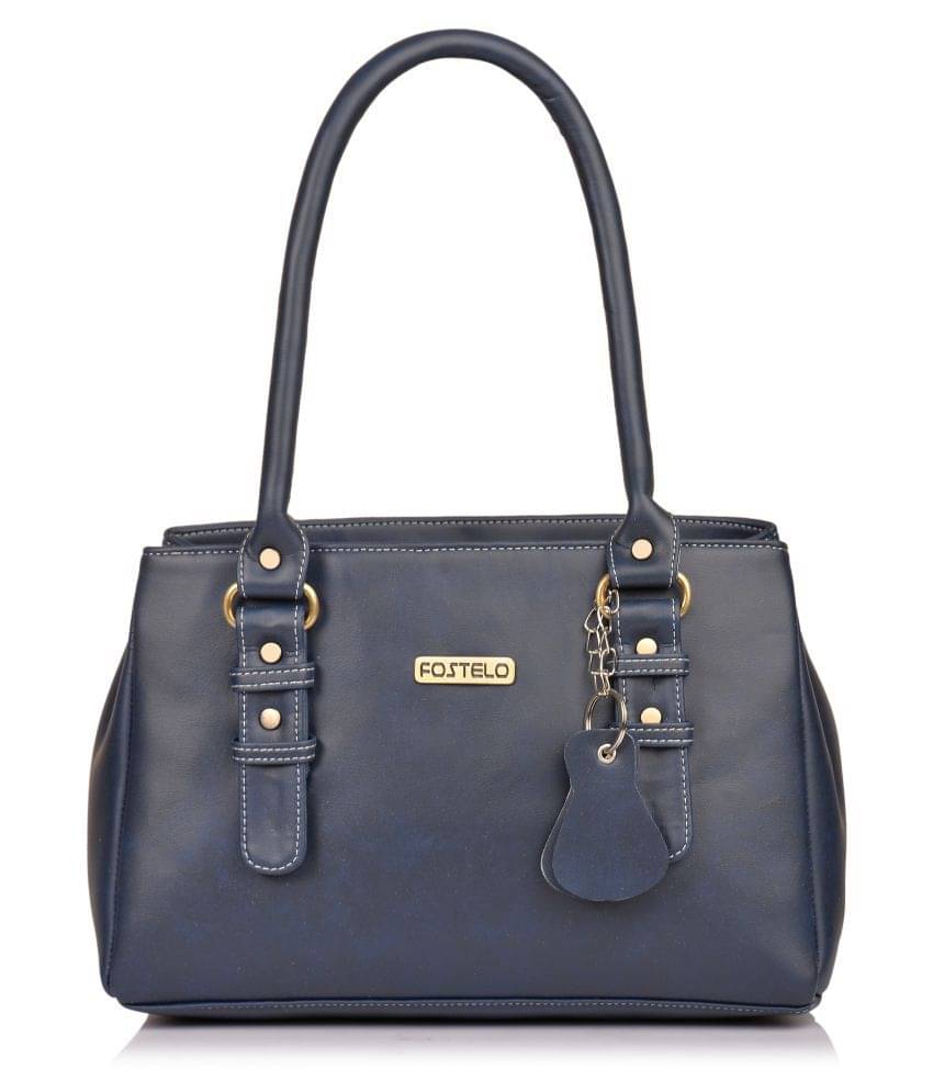     			Fostelo - Blue  PU Shoulder Bag