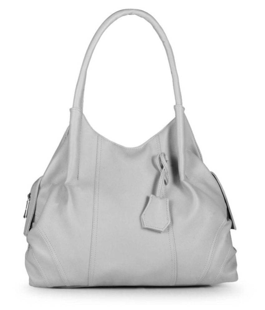    			Fostelo - Grey PU Shoulder Bag