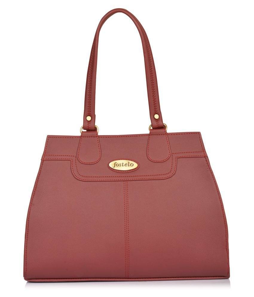     			Fostelo Maroon P.U. Shoulder Bag