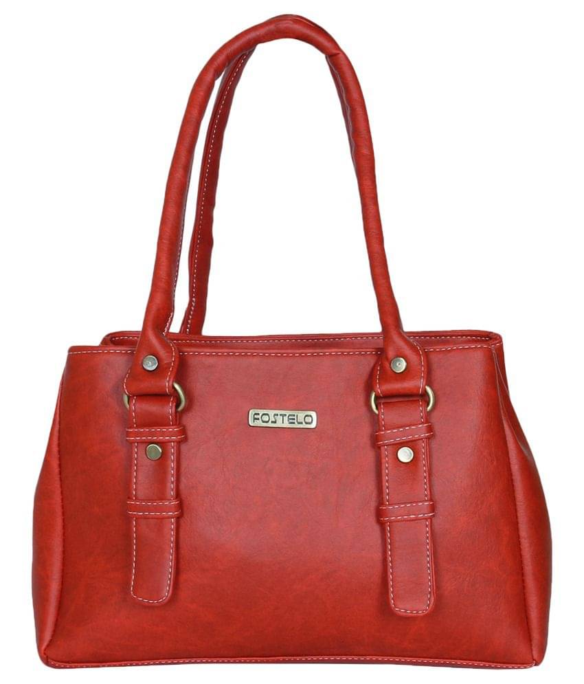     			Fostelo Red Fabric Shoulder Bag