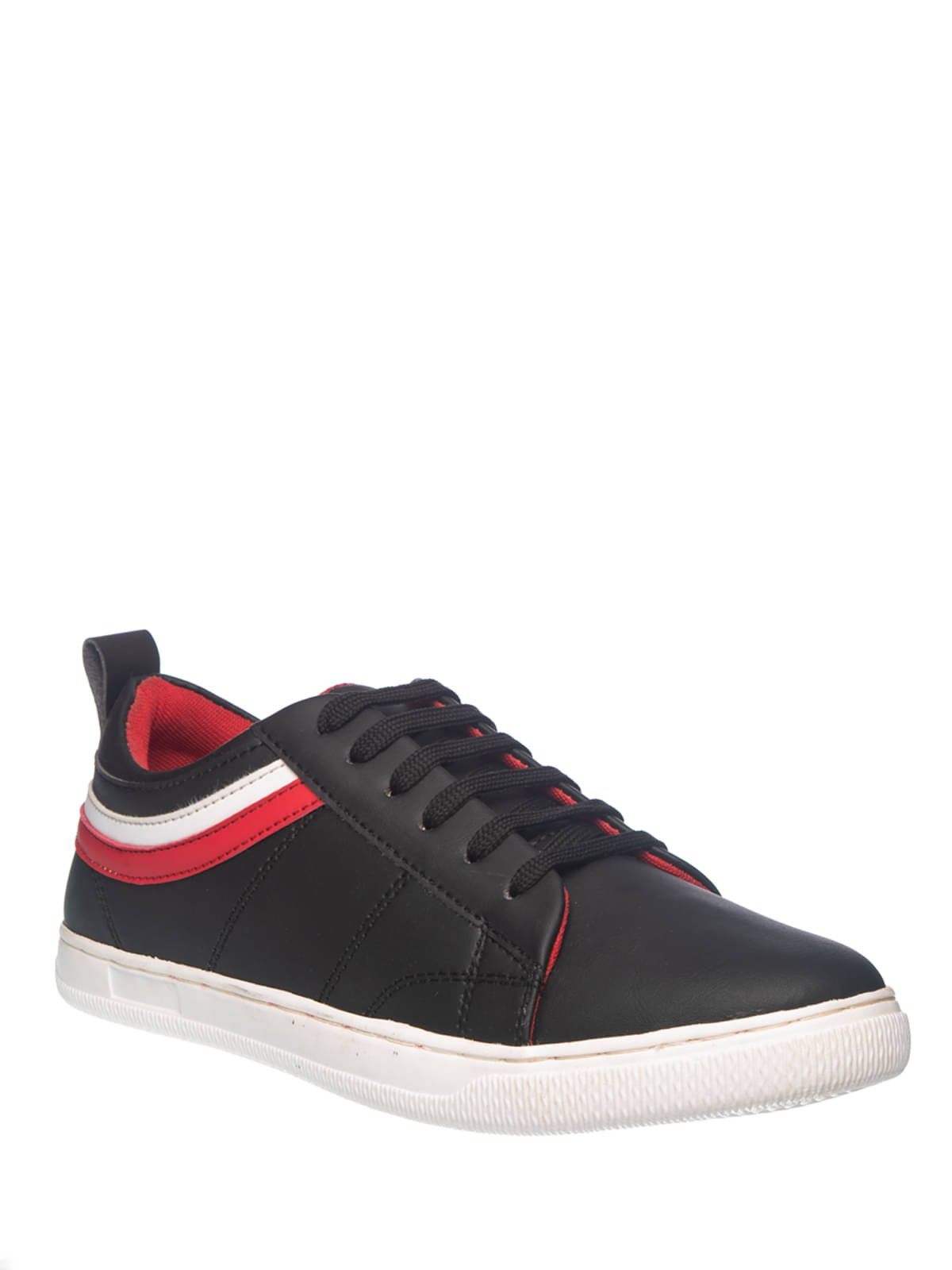     			KHADIM Black Casual Shoes