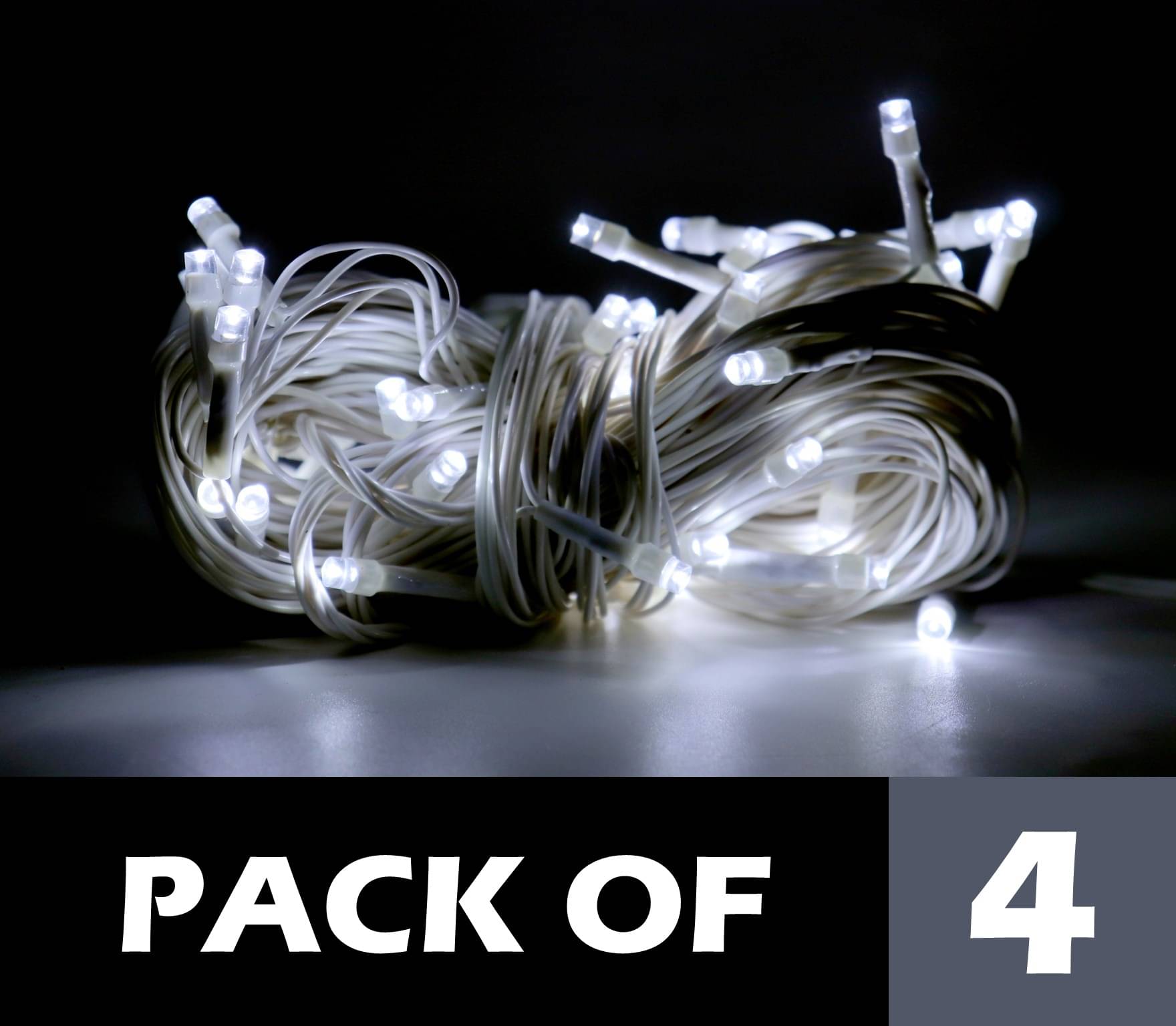     			Mprow - White 11Mtr String Light (Pack of 4)