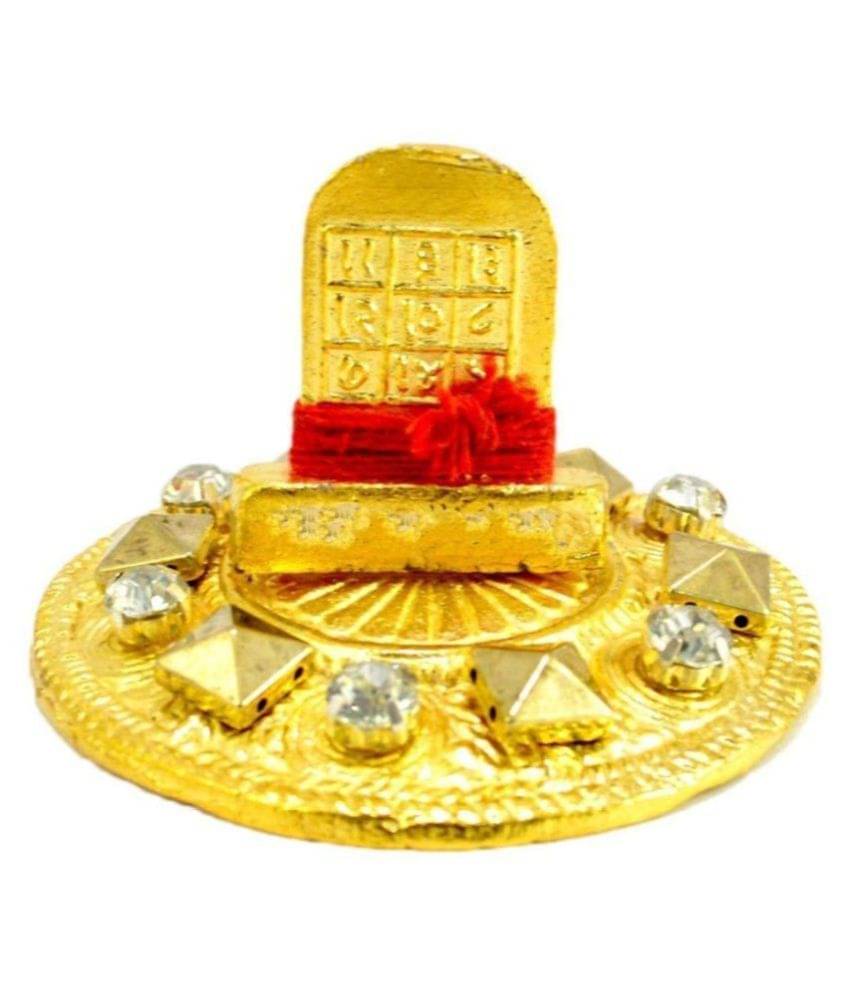     			RUDRADIVINE Gold Plated Shukra Yantra Venus Planet Vastu (2x3-inch)