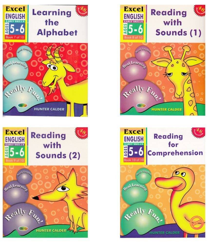 Excel English Early Skills Ages 5 - 6 (Set of 4) Excel English Early Skills Ages 5 - 6 (Set of 4)