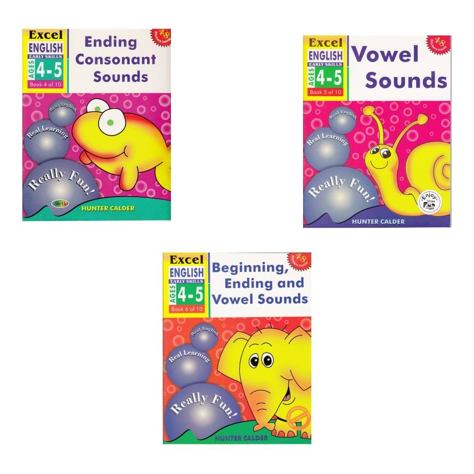     			Excel English Early Skills Ages 4 - 5 (Set of 3)