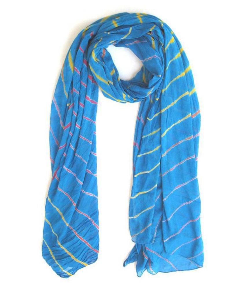 Apratim Blue Chiffon Leheria Dupatta Apratim Blue Chiffon Leheria Dupatta