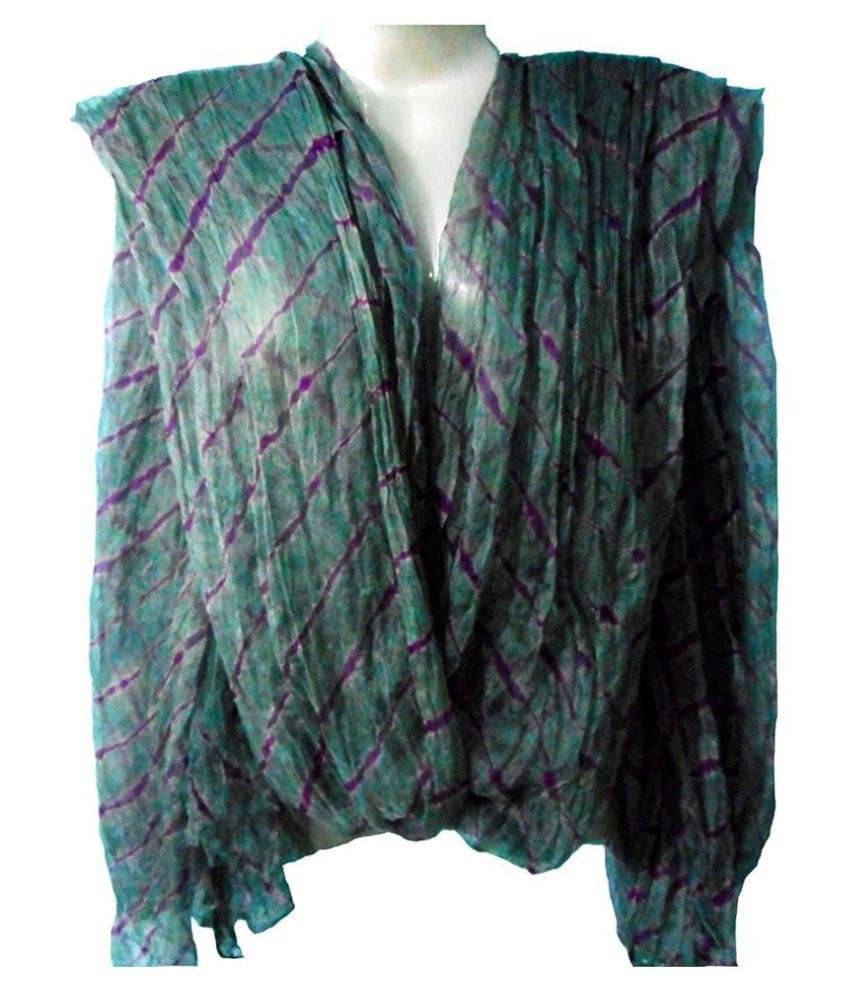 Apratim Green Chiffon Leheria Dupatta Apratim Green Chiffon Leheria Dupatta
