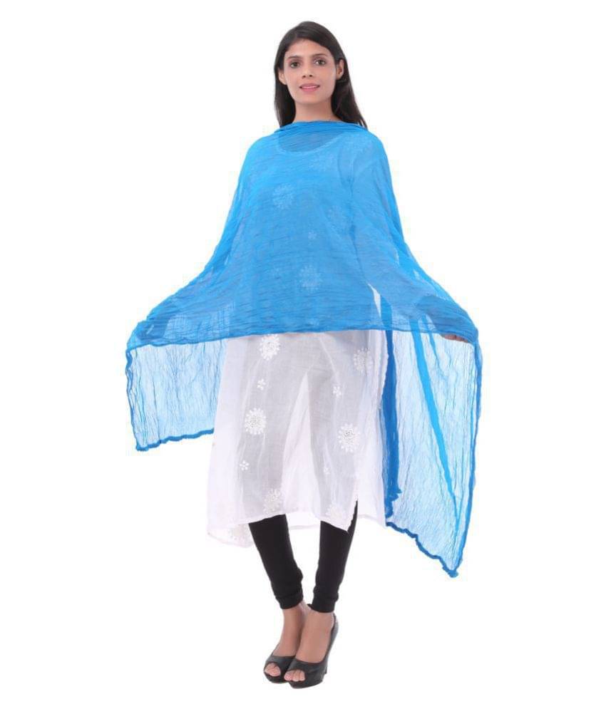     			Apratim Green Chiffon Self Dupatta