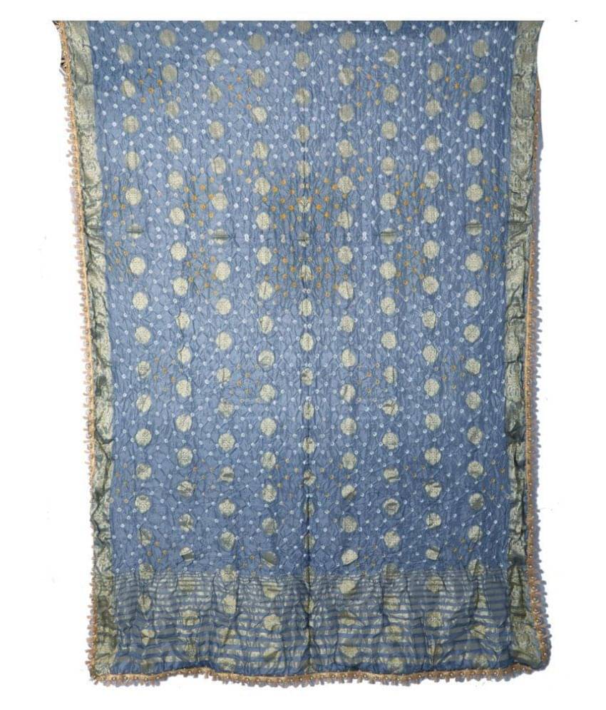     			Apratim Grey Banarasi Silk Banarasi Dupatta