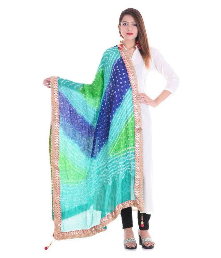     			Apratim Multicoloured Art Silk Dupatta