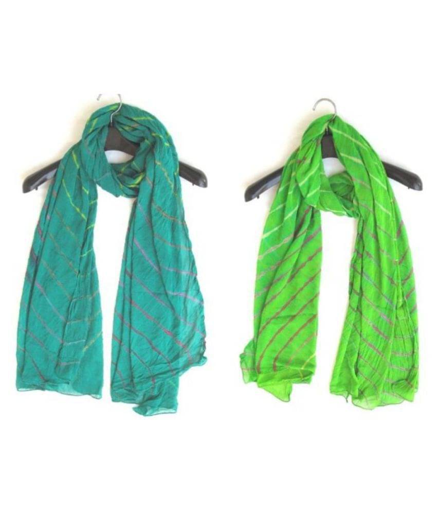 Apratim Multicoloured Chiffon Leheria Dupatta Apratim Multicoloured Chiffon Leheria Dupatta