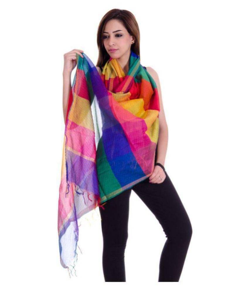 Apratim Multicoloured Tissue Dupatta Apratim Multicoloured Tissue Dupatta